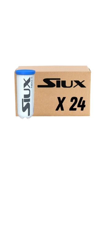 Carton de 24 tubes de balles padel Siux